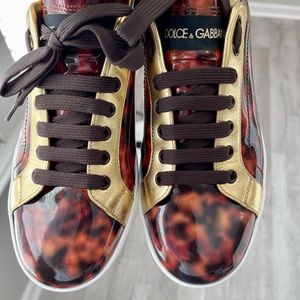 Dolce and Gabbana Leopard sneakers
